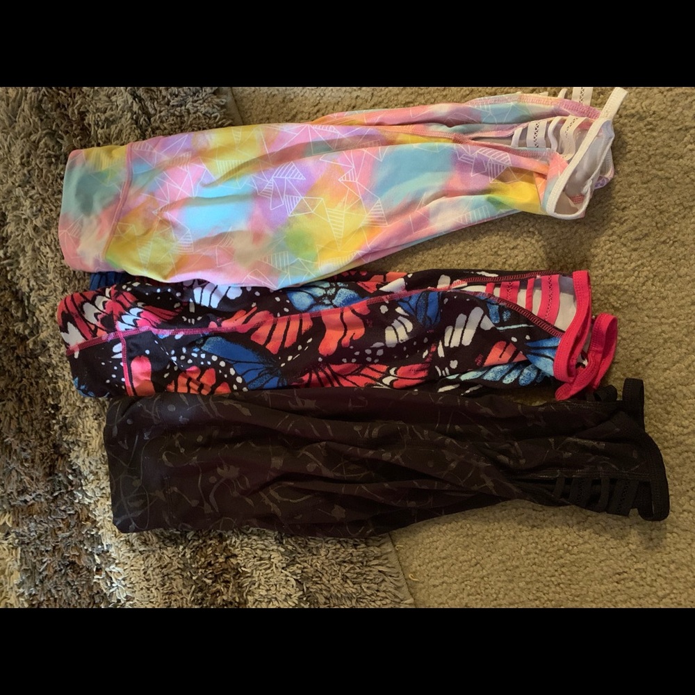 Girls cropped leggings lot